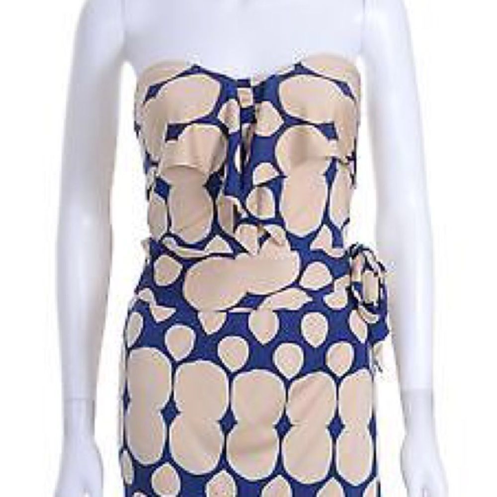 DVF Diane Von Furstenberg Tahiti Wrap Boho ethnic wedding party Dress 8 - Picture 4 of 4